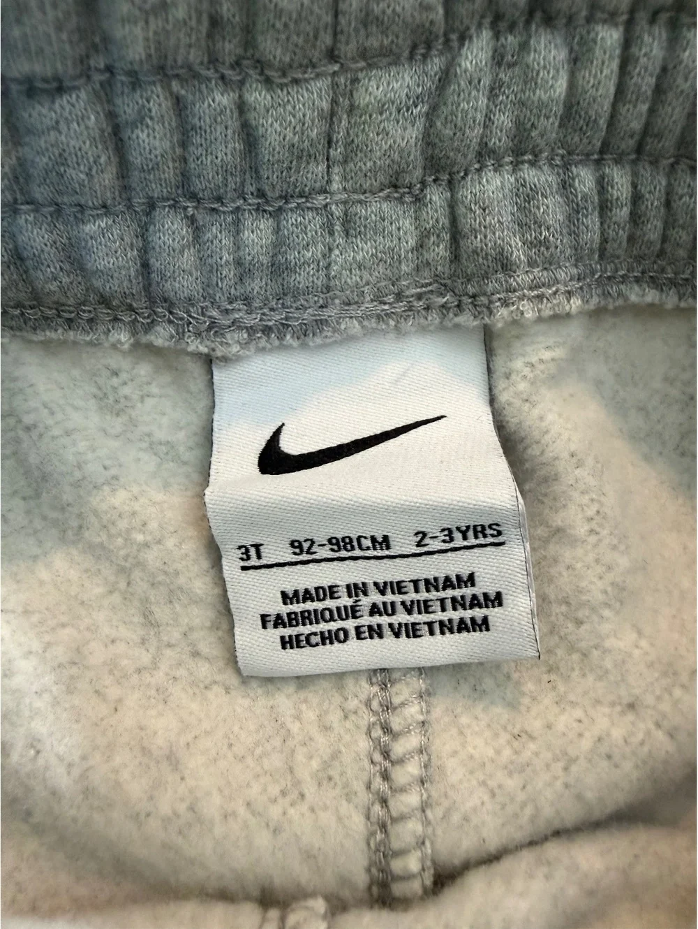 Nike toddler gray jogger sweatpants
